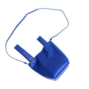 NWT Theory Cosmic blue bucket bag